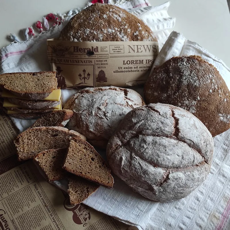 Fresh breads and buns