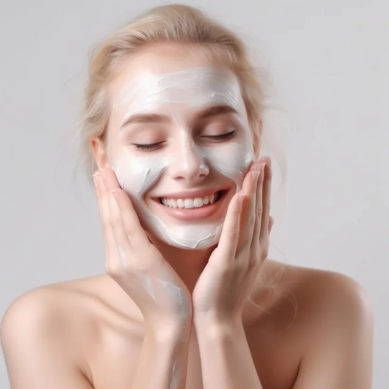 A calming facial skincare treatment at Aura
