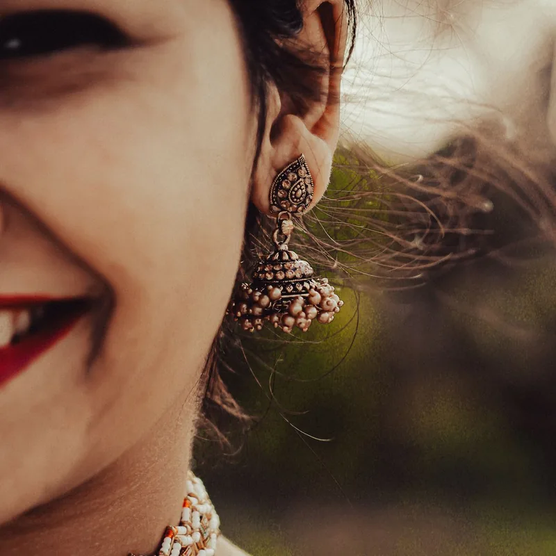 Traditional Indian earrings