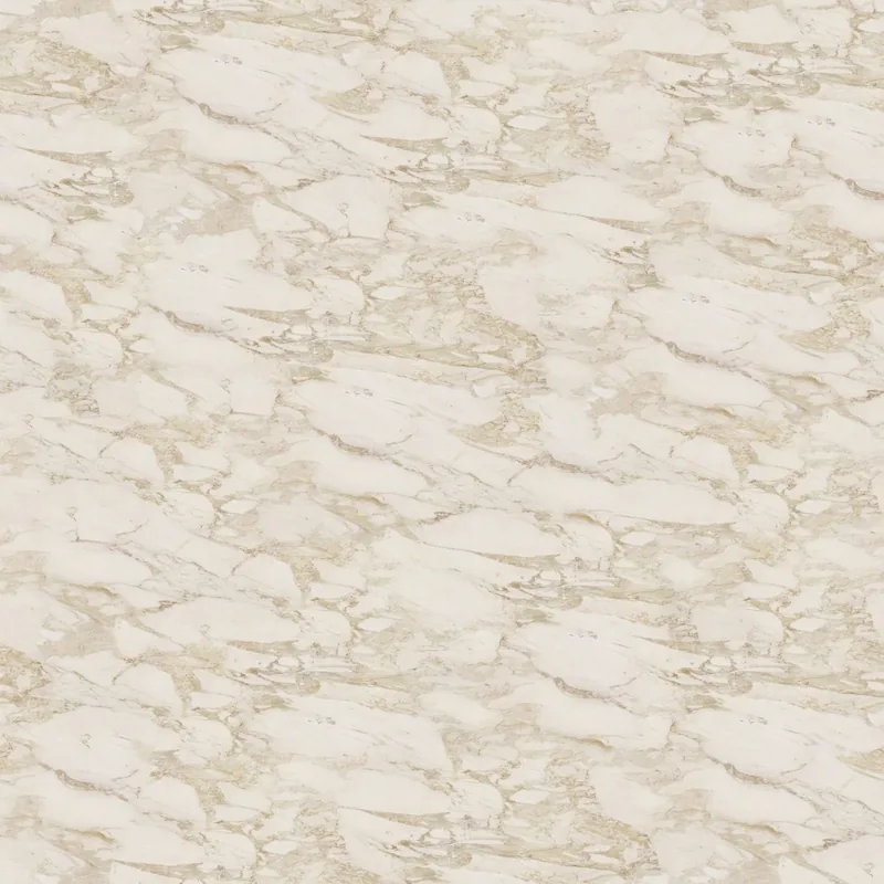 High-gloss marble-finish laminate surface