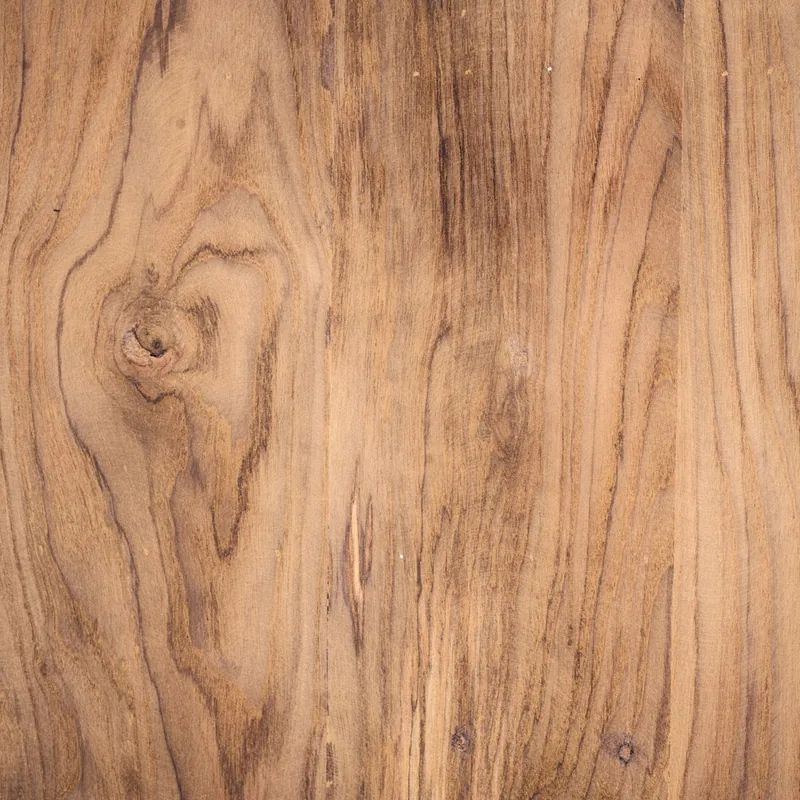 Warm wood-grain textured laminate finish
