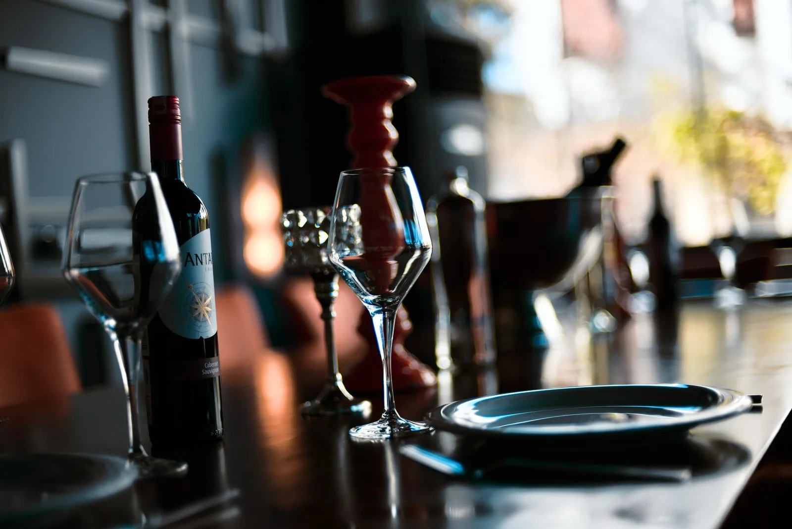 A table set for dinner at Spice Affair