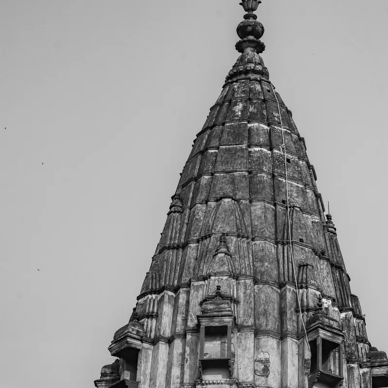 Ancient stone temple tower, Madhya Pradesh