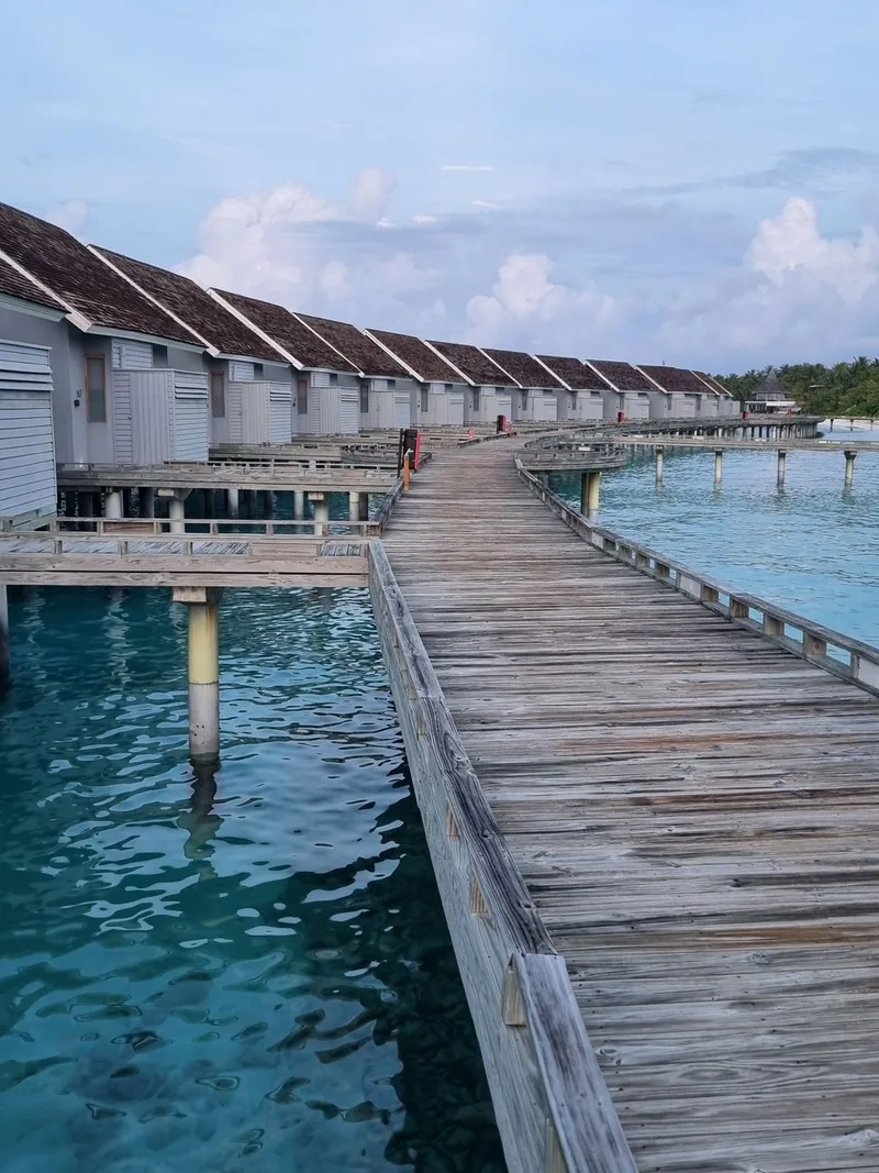 Maldives overwater villas