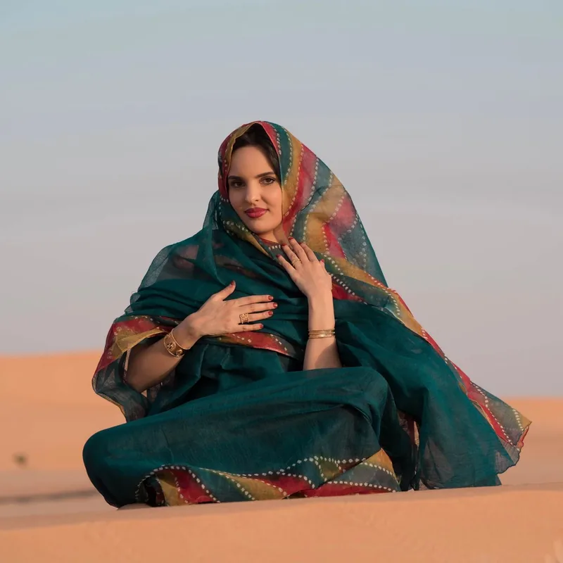 Ethnic suit set with dupatta